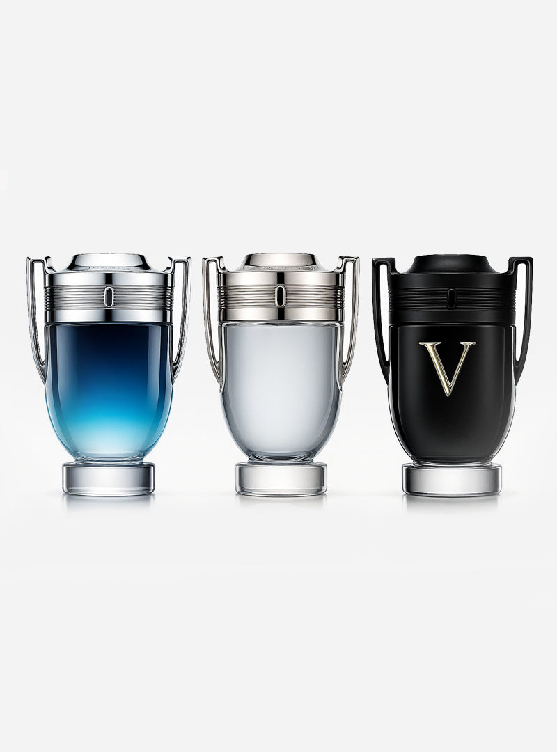 Combo de 3 perfumes Paco Rabanne: INVICTUS LEGEND, INVICTUS e INVICTUS VICTORY 100ml